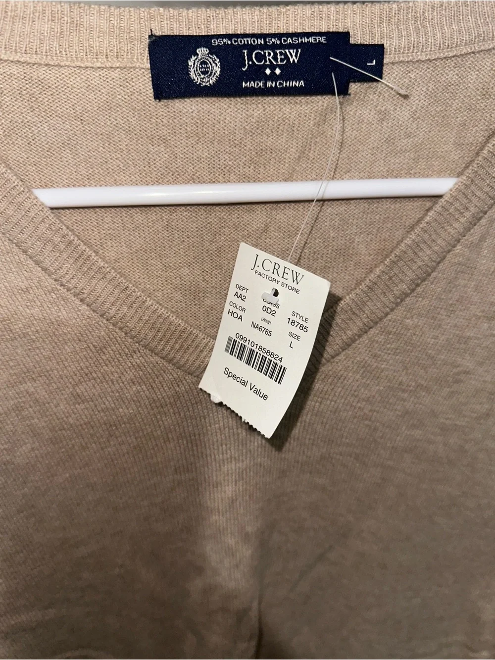 J. Crew lightweight neck